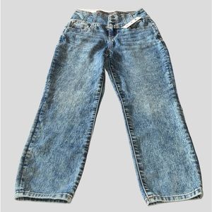 New York Laundry Wide Waistband Capri Jeans - Size 1